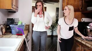 Cadence Lux fiatal takarítónő lőve csábít a tulajdonost