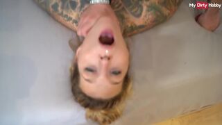 Brutális német amatőr milf leszívja a gigászi fasznak