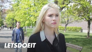 Kívánatos lengyel szöszi Misha Cross lecumizza a külföldi vastag fazt külföldön és jól meglovagolja