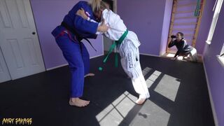 Jiu jitsu edzések változnak domináns baszásba edző Andy Savage-dzsel