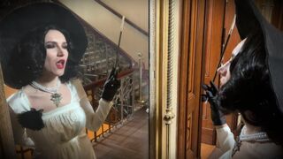 Lady dimitrescu vad oboázása és kúrása - resident evil village cosplay halloween 2023