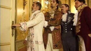 La Maschera di Ferro legelső epizód retro pornó Chris Charming kolosszális farkával és pici tőgyes kishölgy análjával
